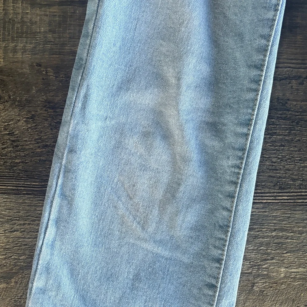 Kids Light Blue Frayed Hem Jeans‎